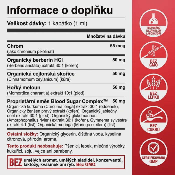 Komplex 7 v 1 pro hladinu cukru v krvi