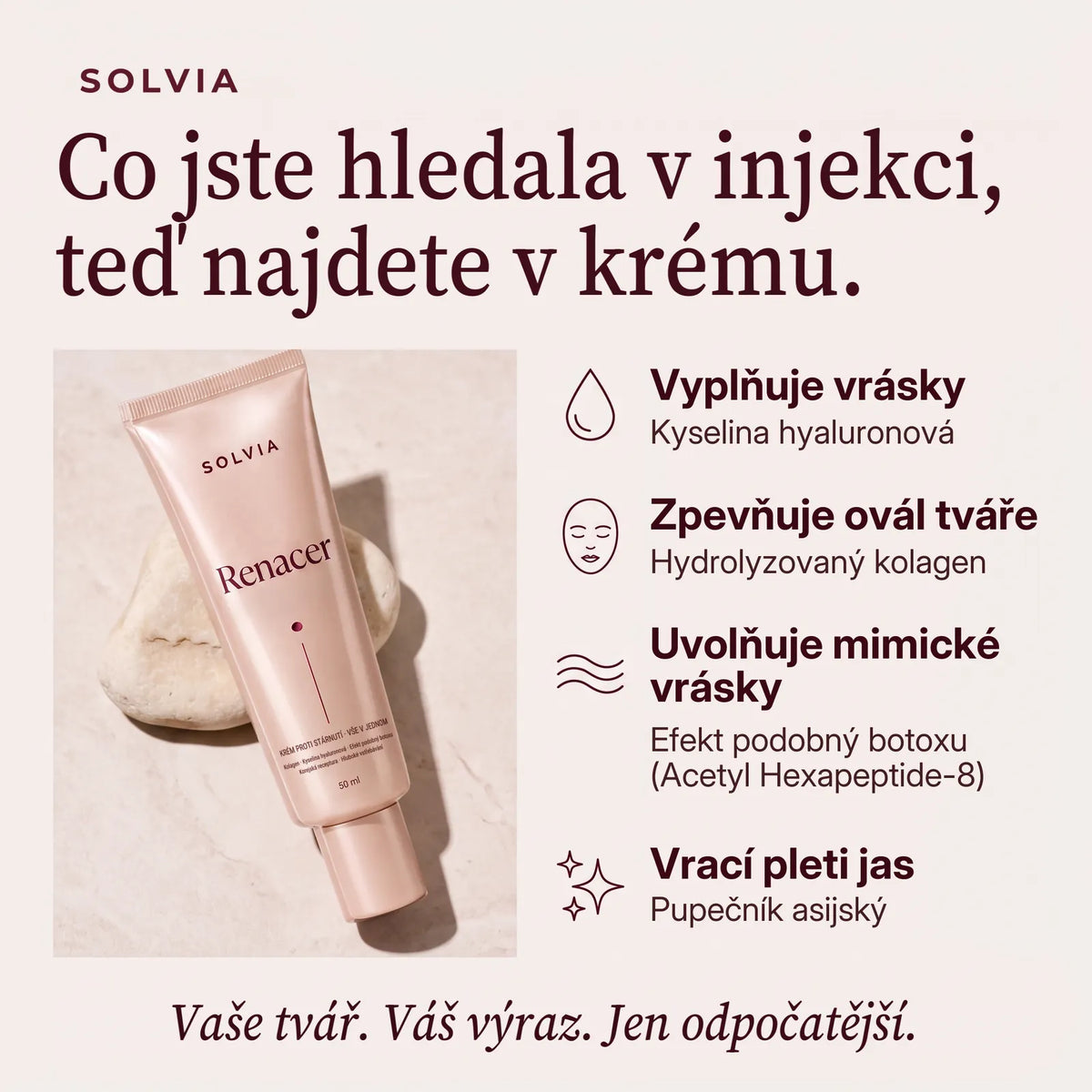 Co jste hledala v injekci, teď najdete v krému