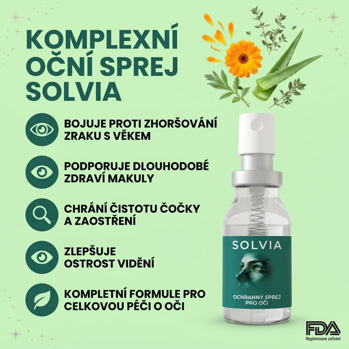 Solvia Oční sprej s luteinem