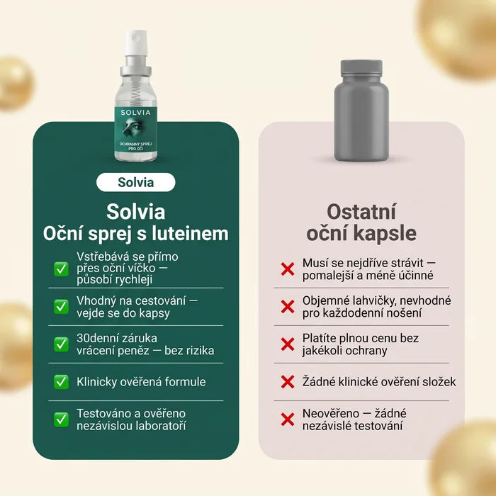Solvia Oční sprej s luteinem