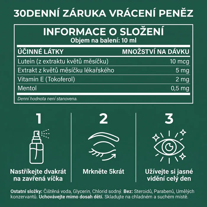 Solvia Oční sprej s luteinem